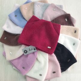 Фотография Шапка зимняя женская CN1674 mix р.56-60 "SELFI" недорого оптом от прямого поставщика