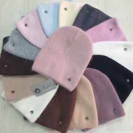 Фотография Шапка зимняя женская CN1676 mix р.56-60 "SELFI" недорого оптом от прямого поставщика