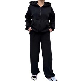 Фотография Костюм спортивный женский 772 black р.40-54 "DORA" недорого оптом от прямого поставщика