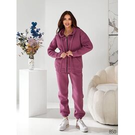 Фотография Костюм спортивный женский 850 powder р.48-58 "DORA" недорого оптом от прямого поставщика