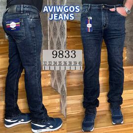 Фотография Джинсы мужские 9833 blue р.32-40 "God Baron" недорого оптом от прямого поставщика