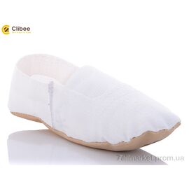 Чешки дитячі для дівчаток Літо чешки-белые (12 пар р.15-24) "Clibee-Apawwa" недорого оптом від прямого постачальника
