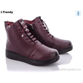 Черевики жіночі стильні Зима BK807A-8 (8 пар р.37-42) "Trendy" недорого оптом від прямого постачальника