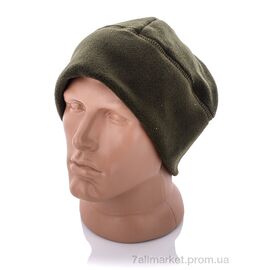 Шапка чоловіча Весна/осінь Шапка фліс хакі (5 шт. р.сіткаM-L) "TUZZI" недорого оптом від прямого постачальника
