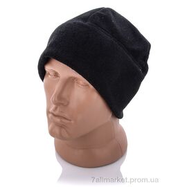 Шапка чоловіча Весна/осінь Шапка фліс чорний (5 шт. р.сіткаM-L) "TUZZI" недорого оптом від прямого постачальника