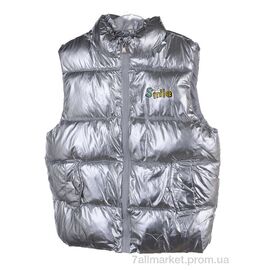 Фотография Жилетка детская Весна/осень 2997-4 silver (5 шт. р.сетка 110-150) "Мир" недорого оптом от прямого поставщика