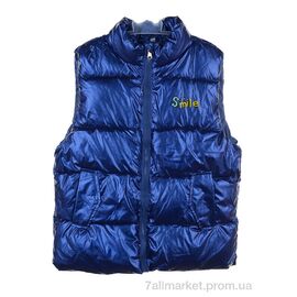 Фотография Жилетка детская Весна/осень 2997-8 navy (6 шт. р.сетка 100-150) "Мир" недорого оптом от прямого поставщика