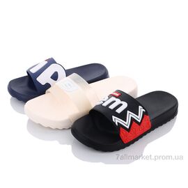 Фотография Шлепки унисекс Лето 5030A mix (8 пар р.36-41) "Luck Line" недорого оптом от прямого поставщика