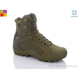 Фотография Берцы мужские Весна/осень Bravo-s khaki (8 пар р.41-45) "BG" недорого оптом от прямого поставщика