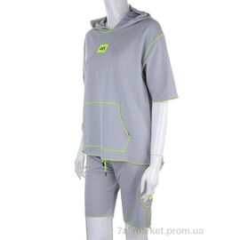 Костюм дитячий Літо 3176-2204 grey (5 шт. р.сітка10-14) "Мир" недорого оптом від прямого постачальника