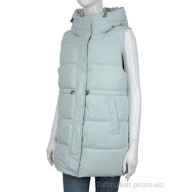 Жилетка жіноча Весна/осінь 22-537 sky blue (5 шт. р.сіткаS-2XL) "Hope" недорого оптом від прямого постачальника