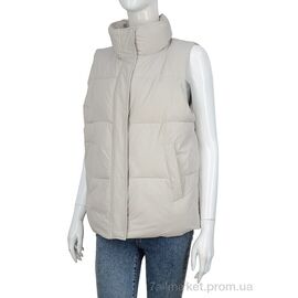 Жилетка жіноча Весна/осінь 22-552 beige (5 шт. р.сіткаS-2XL) "Hope" недорого оптом від прямого постачальника