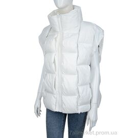 Жилетка жіноча Весна/осінь 1882 white (6 шт. р.сіткаM-2XL) "Turn Hug" недорого оптом від прямого постачальника