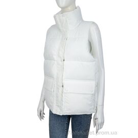 Жилетка жіноча Весна/осінь 2219 white (5 шт. р.сіткаM-2XL) "Turn Hug" недорого оптом від прямого постачальника