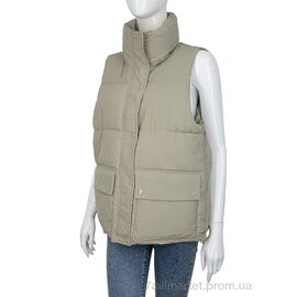 Жилетка жіноча Весна/осінь 2219 green (5 шт. р.сіткаM-2XL) "Turn Hug" недорого оптом від прямого постачальника