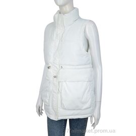 Жилетка жіноча Весна/осінь 2251 white (5 шт. р.сіткаM-2XL) "Turn Hug" недорого оптом від прямого постачальника