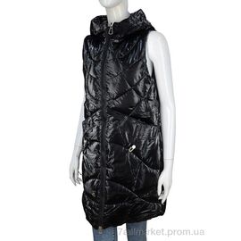 Жилетка жіноча Весна/осінь 2270 black (4 шт. р.сіткаM-2XL) "Obuvok" недорого оптом від прямого постачальника