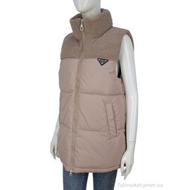 Фотография Жилетка женская Весна/осень 2321 brown (5 шт. р.сетка 48-56) "Hope" недорого оптом от прямого поставщика