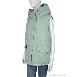 Фотография Жилетка женская Весна/осень 9155 bean green (5 шт. р.сетка 48-56) "Hope" недорого оптом от прямого поставщика