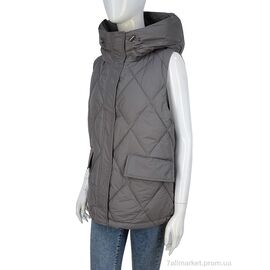 Фотография Жилетка женская Весна/осень 9155 coffe (5 шт. р.сетка 48-56) "Hope" недорого оптом от прямого поставщика