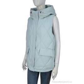 Фотография Жилетка женская Весна/осень 9155 sky blue (5 шт. р.сетка 48-56) "Hope" недорого оптом от прямого поставщика