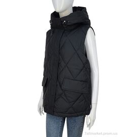 Фотография Жилетка женская Весна/осень 9155 black (5 шт. р.сетка 48-56) "Hope" недорого оптом от прямого поставщика