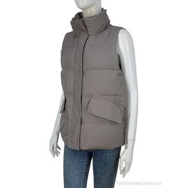 Фотография Жилетка женская Весна/осень 9133 coffe (5 шт. р.сетка S-2XL) "Hope" недорого оптом от прямого поставщика