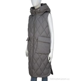 Жилетка жіноча Весна/осінь 9158 coffee cake-5 (5 шт. р.сітка48-56) "Hope" недорого оптом від прямого постачальника