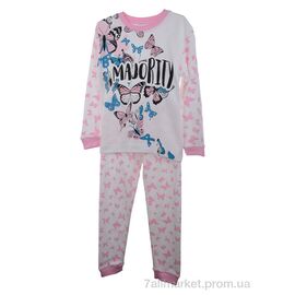 Дитяча піжама Весна/осінь 001-2 white (3 шт. р.сітка7-9) "OL" недорого оптом від прямого постачальника