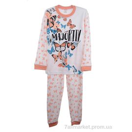 Фотография Пижама детская Весна/осень 001-3 white (3 шт. р.сетка 7-9) "OL" недорого оптом от прямого поставщика