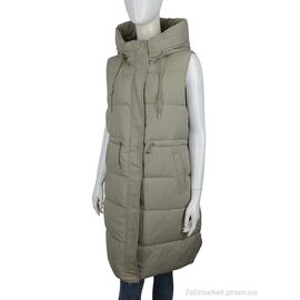 Жилетка жіноча Весна/осінь 2325 khaki (5 шт. р.сітка48-56) "Hope" недорого оптом від прямого постачальника