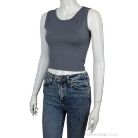 Фотография Топ женский Лето 1085-3 grey (4 шт. р.сетка S-XL) "Red Hat" недорого оптом от прямого поставщика
