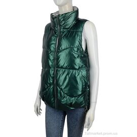 Жилетка жіноча Весна/осінь 2102 green (4 шт. р.сіткаL-2XL) "Obuvok" недорого оптом від прямого постачальника