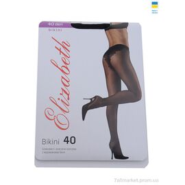Фотография Колготы женские Весна/осень Колготи 40den Bikini nero (5 шт. р.сетка 2-4) "OL" недорого оптом от прямого поставщика