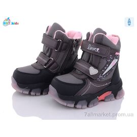Фотография Ботинки детские удобные зима T6918-1 (8 пар р.23-28) "BBT" недорого оптом от прямого поставщика
