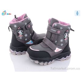 Черевики дитячі зручні Зима T6934-1 (8 пар р.27-32) "BBT" недорого оптом від прямого постачальника