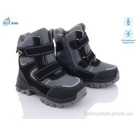 Черевики дитячі зручні Зима T6955-3 світловідбивач (8 пар р.32-37) "BBT" недорого оптом від прямого постачальника
