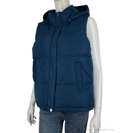 Жилетка жіноча Весна/осінь 20232 blue (06900) (5 шт. р.сіткаL-4XL) "Obuvok" недорого оптом від прямого постачальника