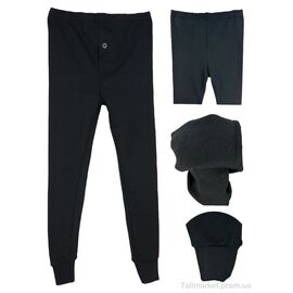 Фотография Кальсоны детские Зима EF002-1 black (3 шт. р.сетка S-L) "Banko" недорого оптом от прямого поставщика