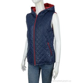 Жилетка жіноча Весна/осінь ДЖ1 blue (04327) (3 шт. р.сітка40-44) "Obuvok" недорого оптом від прямого постачальника