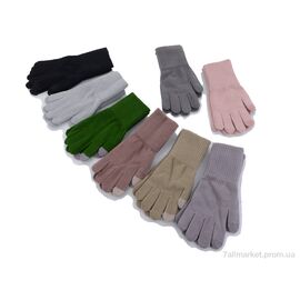 Рукавички для дітей Зима A23 сенсорний палець mix (12 шт. р.сітка6-8) "TUZZI" недорого оптом від прямого постачальника