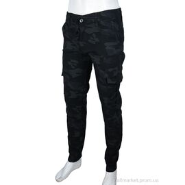 Фотография Брюки мужские Зима 98506-1 black (8 шт. р.сетка 29-38) "Baron" недорого оптом от прямого поставщика