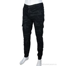 Фотография Брюки мужские Зима 98509-1 black (8 шт. р.сетка 30-40) "Baron" недорого оптом от прямого поставщика