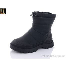 Дутики жіночі утеплені Зима LXL80-1PU (8 пар р.36-41) "Lilin" недорого оптом від прямого постачальника