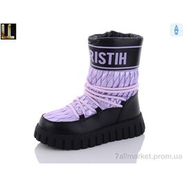 Черевики дитячі зручні Зима LB217-19 (8 пар р.32-37) "Lilin" недорого оптом від прямого постачальника