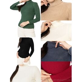 Гольф жіночий Весна/осінь A-01B mix (6 шт. р.сітка44-48) "Massmag" недорого оптом від прямого постачальника