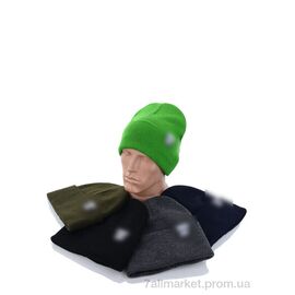 Фотография Шапка унисекс Зима Шапка унісекс топорик на флісі Nk1 mix (5 шт. р.сетка One size) "VIOLA" недорого оптом от прямого поставщика