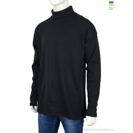 Фотография Водолазка мужская Зима Гольф батал чорний (6 шт. р.сетка XL-6XL) "Banko" недорого оптом от прямого поставщика