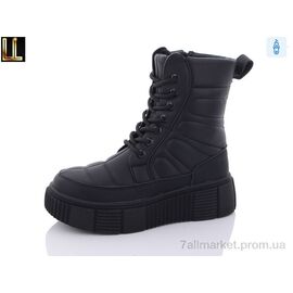 Черевики жіночі стильні Зима LY86-1 (6 пар р.36-41) "Lilin" недорого оптом від прямого постачальника