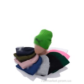 Фотография Шапка унисекс Зима Шапка топорик з вишивкою унісекс mix (5 шт. р.сетка One size) "VIOLA" недорого оптом от прямого поставщика